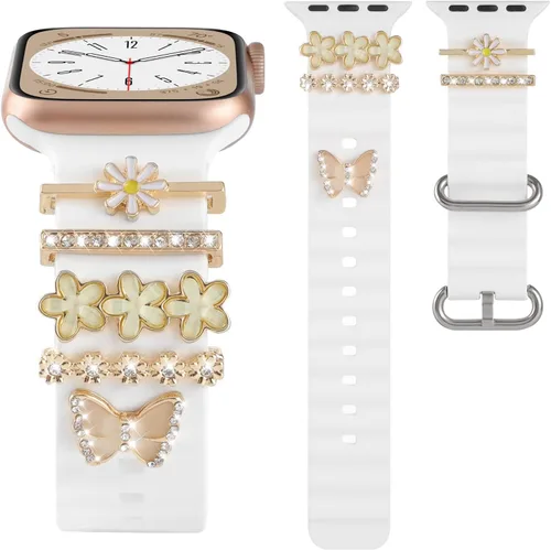 Miniatura 8 de Anillos decorativos compatibles con Apple Watch de 1.496 pulgadas, 1.575 pulgadas, 1.614 pulgadas, 1.654 pulgadas, 1.732 pulgadas, 1.772 pulgadas