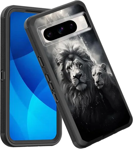 Miniatura 24 de Funda para Pixel 7a, a prueba de golpes, 3 capas, protección de cuerpo completo, resistente, de alto impacto, para Google Pixel 7a de 6.1 pulgadas