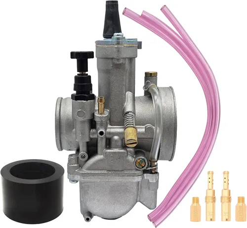Miniatura 7 de Carburador Universal PWK de 28mm Compatible con Jet de Potencia para Motores de 75cc a 200cc, para todo tipo de motocicletas motocross, quads