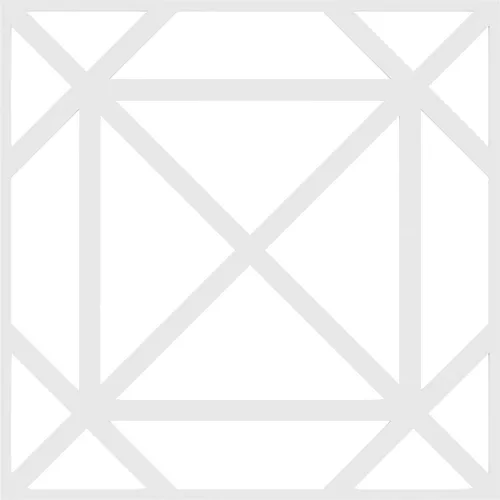 Miniatura 10 de Ekena Millwork 23 3/8 pulgadas de ancho x 23 3/8 pulgadas de alto x 3/8 pulgadas de alto, grandes paneles de pared decorativos Buxton en PVC
