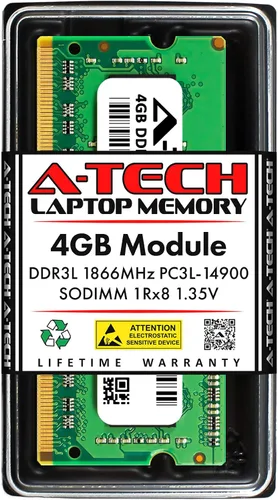 Miniatura 24 de A-Tech Reemplazo de 1 GB RAM para Synology DDR2-800-1GB DDR2 800 MHz PC2-6400 SODIMM Memoria no ECC sin búfer compatible con RS2211RP+, RS2211+