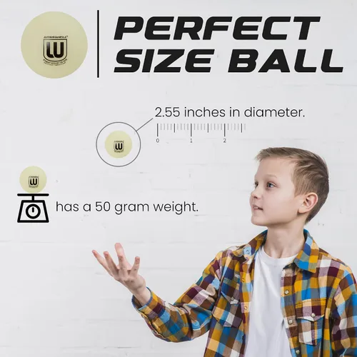 Miniatura 4 de Winnwell Pelotas deportivas de hockey callejero – Pelotas para interiores y exteriores con bolsa de almacenamiento – Ideal para juegos de hockey