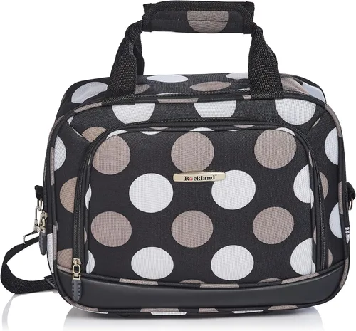 Miniatura 6 de Rockland, juego de equipaje de dos piezas, negro, (New Black Dot)), F102-NEWBLKDOT