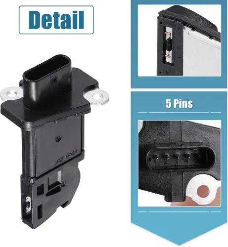 Miniatura 5 de uxcell Reemplazo del sensor de flujo de aire masivo del coche No.06J906461D para Volkswagen Touareg 2012-2017