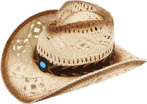 Miniatura 30 de Sombrero vaquero de paja con banda decorada, para disfraces de niños, de Simplicity