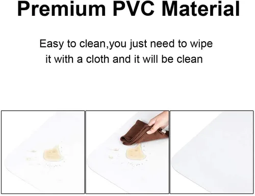 Miniatura 4 de Azadx Tapete para silla de oficina para suelo de madera dura, transparente para un fácil deslizamiento y protección, protector de suelo para debajo
