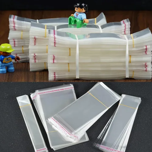 Miniatura 7 de 100 bolsas de violonchelo transparentes de 1 x 6 pulgadas, 2 mil de grosor, resistentes a la humedad, perfectas para joyas, regalos, aperitivos