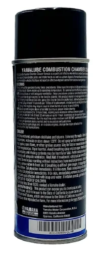 Miniatura 2 de Yamaha Original OEM Yamalube ACC-CMBSN-CL-NR Combustión Cámara Limpiador Cilindros/Pistones/Anillos/Válvulas - (1) 13 oz Spray Can