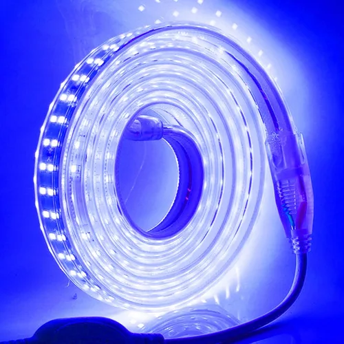 SUYOOULIN Tira de luces LED, alto voltaje AC110V-130V 13 pies/13.1 ft súper brillante 16000LM Waterpoof IP68 2835 180 LEDs/m tiras de luz LED para