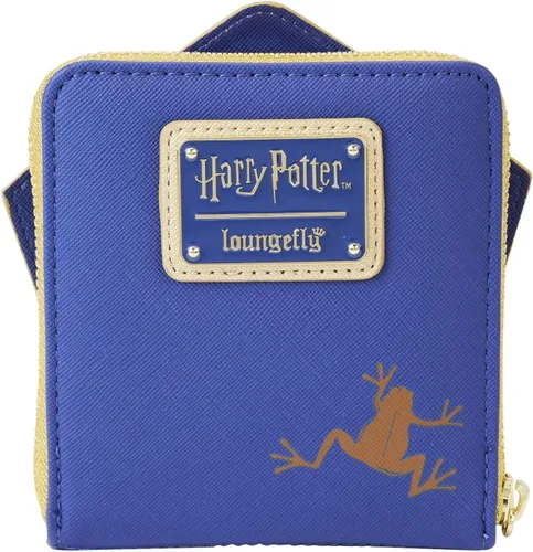 Miniatura 2 de Loungefly Harry Potter Honeydukes - Cartera con cremallera y diseño de rana de chocolate, Azul, Cartera