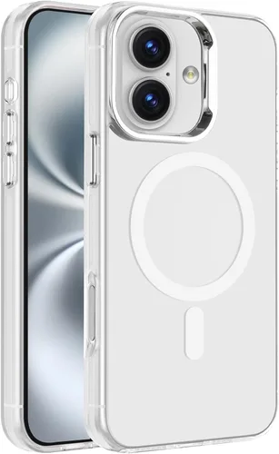 Miniatura 61 de S. Tedazo Funda magnética para iPhone 7/8 Plus (5.5 pulgadas) compatible con MagSafe, [no amarillenta] delgada, a prueba de golpes, funda para Negro