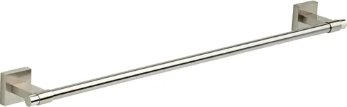 Franklin Brass Maxted (1-Pack) Barra de Toalla de 24 Pulgadas para Baño, Barra de Toalla Satinada de Níquel para Soporte de Toalla de Pared, Níquel