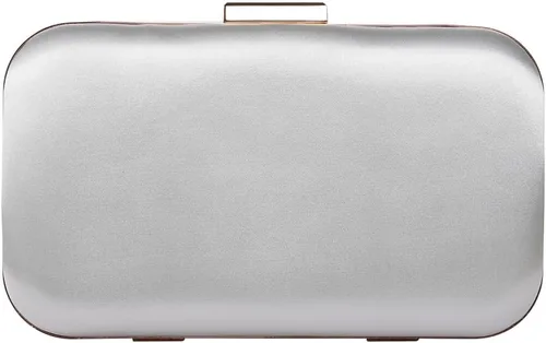 Miniatura 4 de Mulian LilY Bolso de mano plisado de satén para mujer, bolso de mano de novia para boda, fiesta de graduación