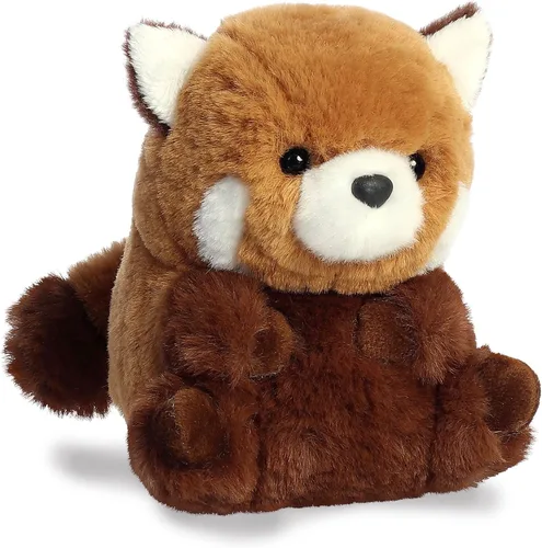 Miniatura 2 de Aurora® Playful Rolly Pet™ AKI Red Panda™ - Animal de peluche, tamaño compacto para diversión sobre la marcha, para adultos, niños, cumpleaños