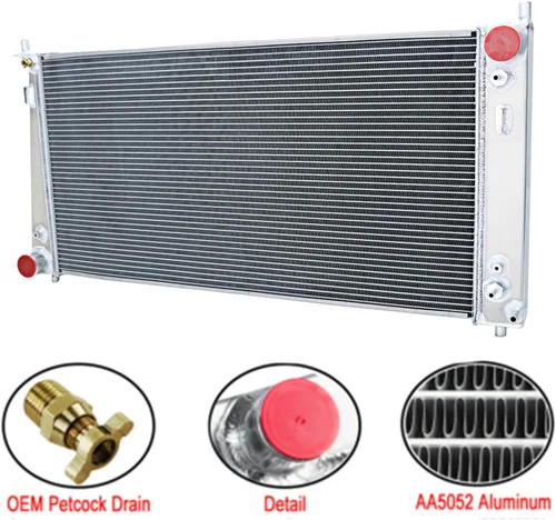 Miniatura 2 de Radiador enfriador de aluminio de 4 filas para Ford F-150 F-250 F-350 Expedition 4.2L 4.6L 5.4L 1999-2008 Lincoln 5.4L 1999-2008