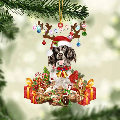Miniatura 24 de Nazenti Adorno de Navidad personalizado de reno de Alaskan Malamute – Adorno de perro personalizado para amantes de las mascotas, acrílico plano