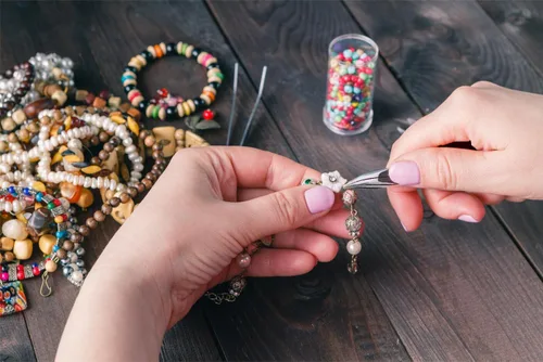 Miniatura 7 de Anezus Anillos de salto para suministros de fabricación de joyas con alicates de anillo de salto (1200 piezas de plata mate y plata brillante)