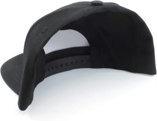 Miniatura 7 de Rotary13B1 Gorra de béisbol Datsun Kanji - Sombrero negro de ala plana, Negro