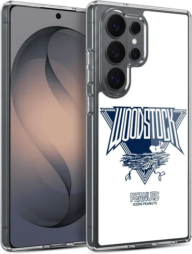 Miniatura 43 de Head Case Designs Funda de gel con licencia oficial de Peanuts Woodstock Insignia Rock Tees [protección de grado militar] compatible con Samsung