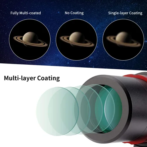 Miniatura 5 de SVBONY SV165 Mini alcance guía 1.181 in F4 buscador y guía alcance para SV305C Pro, compatible con telescopio de astronomía y cámaras de guía