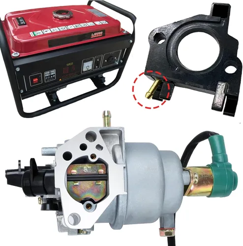 Miniatura 2 de Carburador generador apto para generador Honda EB5000X EB6500X EB3500 EW171 - Pieza de repuesto 16100-Z5F-F01 16100-ZE3-F12 16100-ZE3-704 - Kit