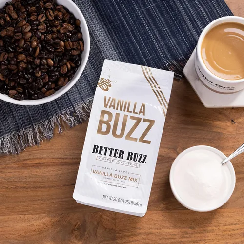 Miniatura 4 de Better Buzz Crema para Café de Vainilla (Vanilla Buzz) 20 Onzas (Paquete de 1), Crema en Polvo Mezcla de Bebida para una Experiencia de Café Latte
