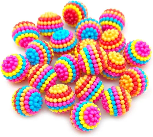 Miniatura 3 de Cuentas de diamantes de imitación de colores de 0.78 pulgadas, 0.63 pulgadas, 0.55 pulgadas, 0.394 pulgadas, 0.394 pulgadas, 0.394 pulgadas, 0.394