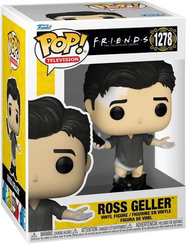 Funko POP! TV: Friends - Ross Geller con pantalones de cuero - Figura de vinilo coleccionable - Idea de regalo - Mercancía oficial - para niños y