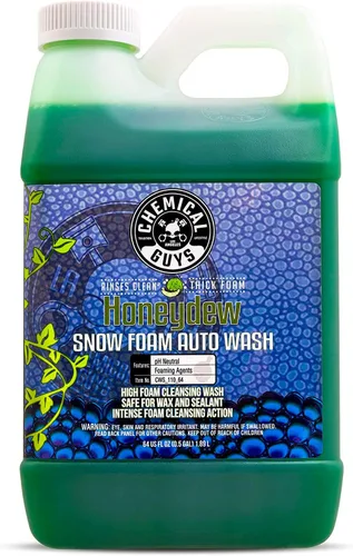 Miniatura 12 de Chemical Guys Jabón de lavado de autos para cañón de espuma o balde, jabón de espuma de nieve Honeydew para lavado de autos para camiones