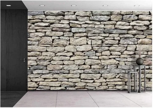 Miniatura 23 de wall26 - Paneles horizontales con patrón de ladrillo gris suave - Mural de pared, papel tapiz extraíble, decoración del hogar - 66x96 pulgadas