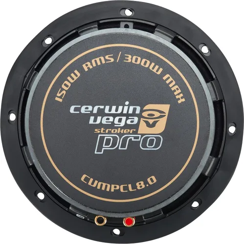 Miniatura 3 de CERWIN-VEGA! CVMPCL8.0 8" 400W Stroker Pro Altavoces de audio para coche de rango medio