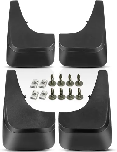 A-Premium Guardabarros de repuesto para Chevrolet Trailblazer 2002-2009, excluyendo los modelos LT delantero y trasero, juego de 4 piezas