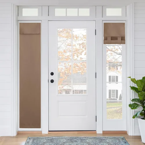 Miniatura 87 de RYB HOME 2 Paneles Cubierta de Ventana de Puerta de Aula, Persianas Opacas para Ventanas y Puertas de Aula Cubierta Persianas de Confinamiento