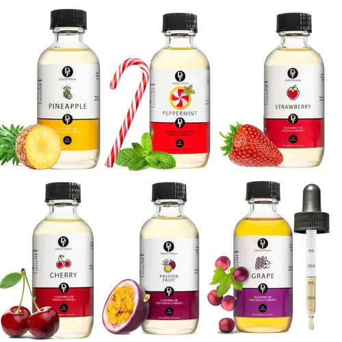 Miniatura 15 de Dolce Flav Extracto de Arándano – 2 Onzas Kosher Soluble en Aceite, Sin Azúcar, Saborizante Concentrado de Arándanos Maduros para Repostería