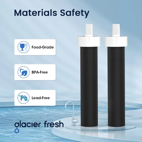 Miniatura 4 de GLACIER FRESH Filtros para botella de agua, repuesto para Brita BB06, Brita Hard Side y Sport Water Bottle Filter, 3