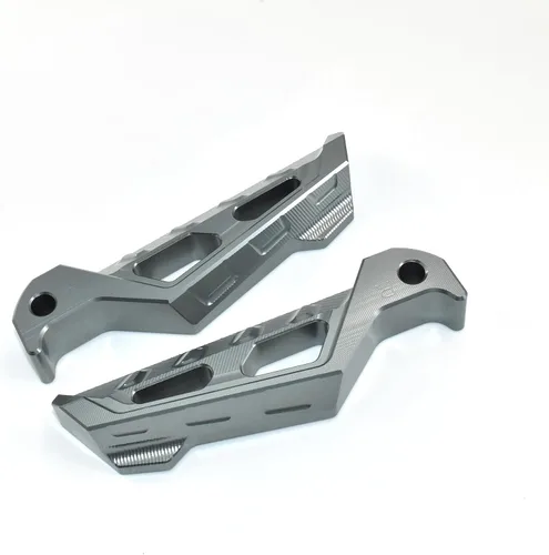Miniatura 9 de ESPEEDMTC para YAMAHA Fazer FZ-1 FZ-6 FZ-6R FZ-8 FZ-8S FZ-25 Pasapiés trasero Pasapiés Pasador Pasador Ampliador Pedal CNC Reposapiés de aluminio