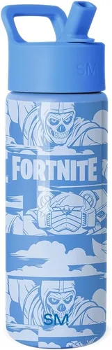 Miniatura 55 de Simple Modern - Botella de agua para niños Summit con tapa con pajilla Taza de acero inoxidable aislada de 14 onzas de Marvel Spider Man