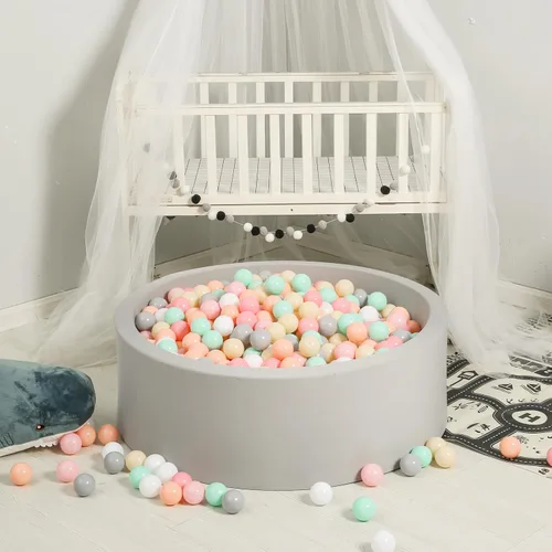 Miniatura 9 de GOGOSO 100 Pelotas de Hoyo de Plástico para Bebés Niñas Pequeñas para Casa de Juegos, Piscina para Bebés, Centros de Diversión con Pelotas, para 100