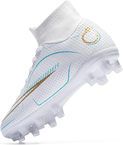 Miniatura 5 de Zapatos de fútbol para niños y niñas, para exteriores, interiores, para entrenamiento de fútbol y césped atlético