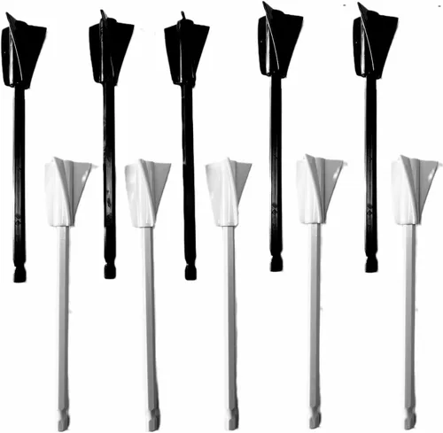 Mezclador de resina epoxi, 10 accesorios de mezcla de taladro, mezclador de pintura reutilizable para taladro, paletas de taladro epoxi, mezclador