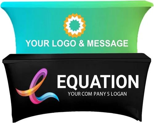 Miniatura 8 de UV Centre - Mantel con logotipo personalizado, mantel de elastano personalizado con tu diseño, imagen, logotipo y texto, mantel elástico ajustable