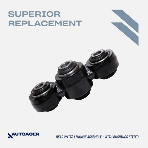 Miniatura 3 de AUTOACER Kit de suspensión trasera de 3 piezas – Brazo de enlace de vatios traseros con bujes y herrajes (tuercas, pernos, arandelas) incluidos