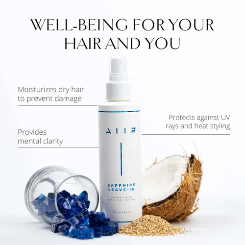 Miniatura 3 de AIIR Sapphire - Acondicionador sin enjuague – Desenredante ligero e hidratante, hidrata el cabello seco dañado, domina el encrespamiento
