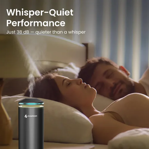 Miniatura 8 de GentleJet MajesticMist Difusor de aceite esencial sin agua para habitaciones grandes (1000 pies cuadrados), máquina de aroma nebulizador de aire