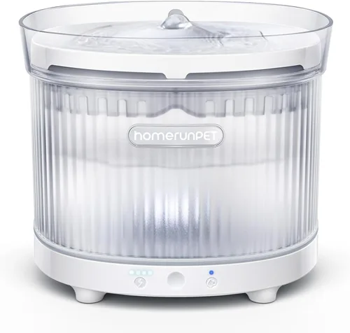 Miniatura 9 de Homerunpet Fuente de agua inalámbrica para gatos, batería de 7800 mAh, tiempo de funcionamiento de 30 días, diseño desmontable fácil de limpiar