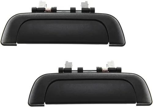 Para Suzuki Esteem 1995-2002 Manija de puerta exterior para lado del conductor y del pasajero | Par | Trasera | Negro texturizado | GL/GLX/GLX Plus