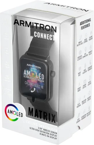 Miniatura 5 de Armitron Connect Matrix Smartwatch, monitor de salud y fitness, modos deportivos, resistente al agua y más