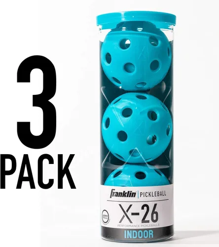 Miniatura 4 de Franklin Sports X-26 - Pelotas de pickleball para interiores - 3 unidades, 12 unidades y 100 unidades al por mayor - Pelotas de pickleball aprobadas