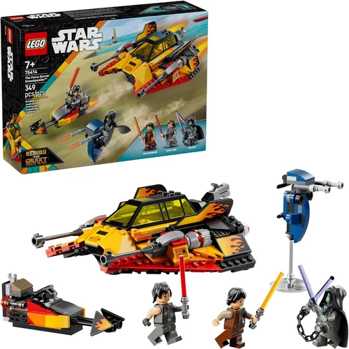 LEGO Star Wars: Rebuild The Galaxy The Force Burner Snowspeeder Juguete de Construcción - Set de Juego de Simulación 2 en 1 con 3 Minifiguras para