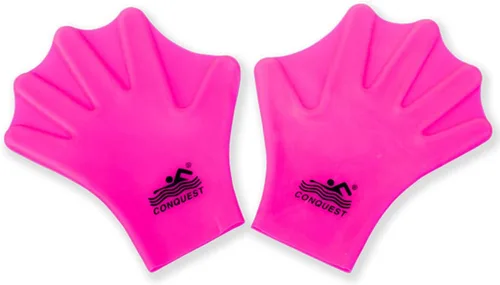 Miniatura 8 de Guantes de natación - Guantes de entrenamiento de natación con malla de silicona para adultos y niños Azul